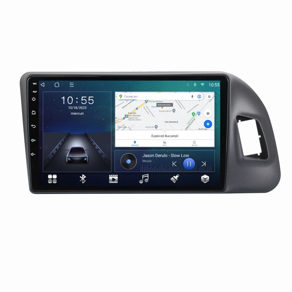 Navigatie dedicata cu Android Audi Q5 (8R) 2008 - 2017, 2GB RAM, Radio GPS Dual Zone, Display HD QLED 9