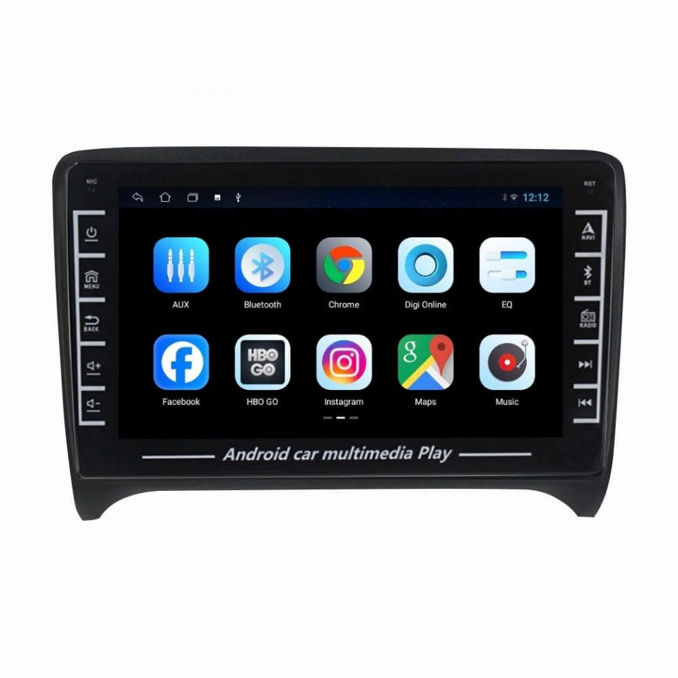 Navigatie dedicata cu Android Audi TT 2006 - 2015, 1GB RAM, Radio GPS Dual Zone, Display HD IPS 8