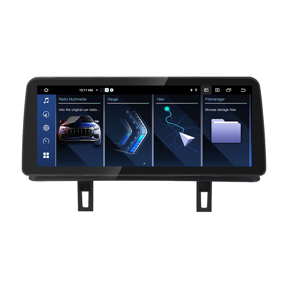 Navigatie dedicata cu Android BMW Seria 1 (E81 / E87) 2003 - 2013 fara navigatie originala, 6GB RAM, Radio GPS Dual Zone, Display QLED 12.3