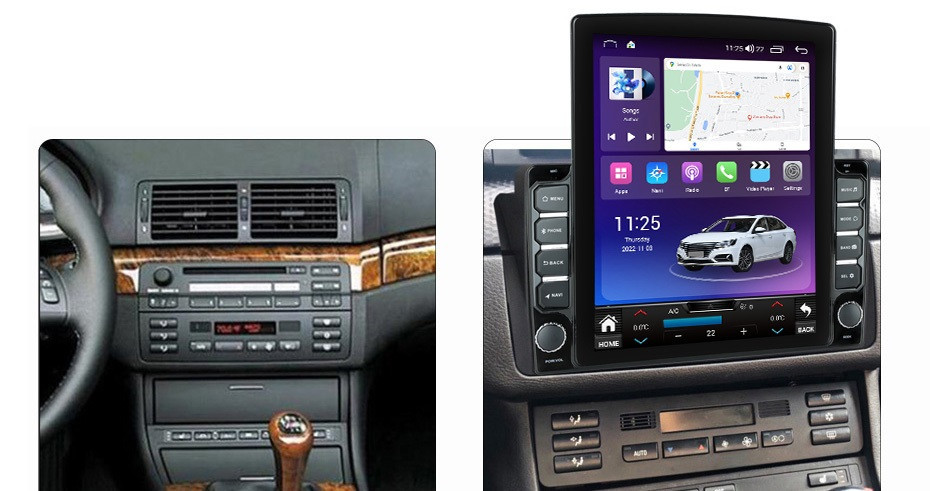 Navigatie dedicata cu Android BMW Seria 3 (E46) 1997 - 2005, 8GB RAM, Radio GPS Dual Zone, Touchscreen IPS 9.7