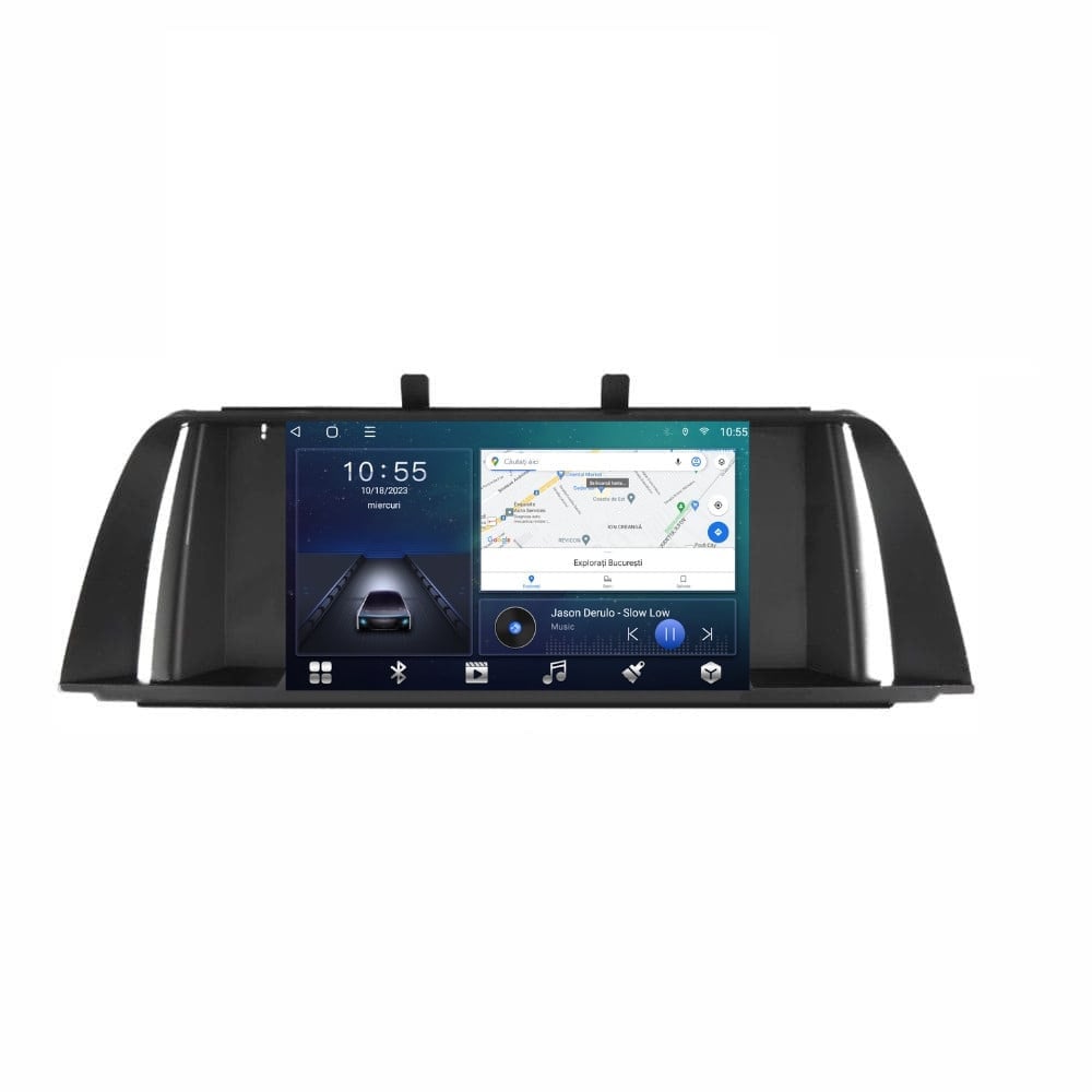 Navigatie dedicata cu Android BMW Seria 5 (F10) 2009 - 2012, 3GB RAM, Radio GPS Dual Zone, Display HD QLED 9