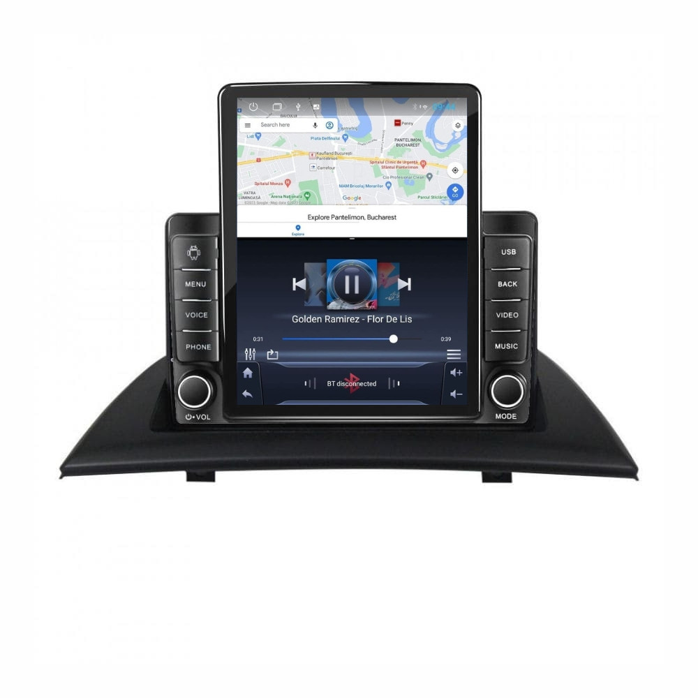 Navigatie dedicata cu Android BMW X3 (E83) 2003 - 2011, 1GB RAM, Radio GPS Dual Zone, Touchscreen IPS 9.7