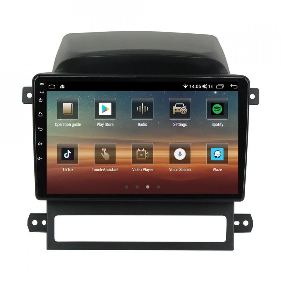 Navigatie dedicata cu Android Chevrolet Captiva 2006 - 2011, 4GB RAM, Radio GPS Dual Zone, Display HD QLED 9