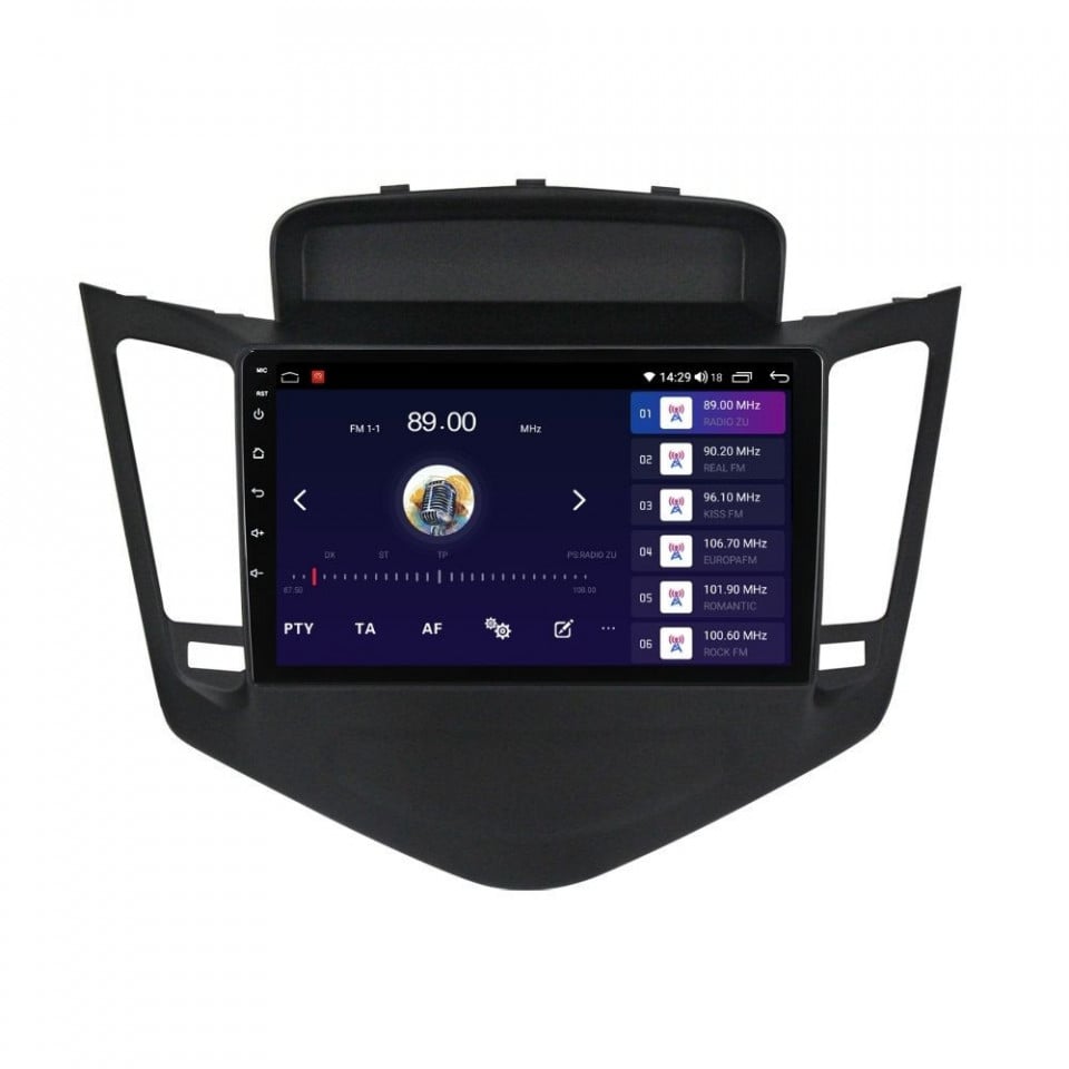 Navigatie dedicata cu Android Chevrolet Cruze 2008 - 2013, 4GB RAM, Radio GPS Dual Zone, Display HD QLED 9