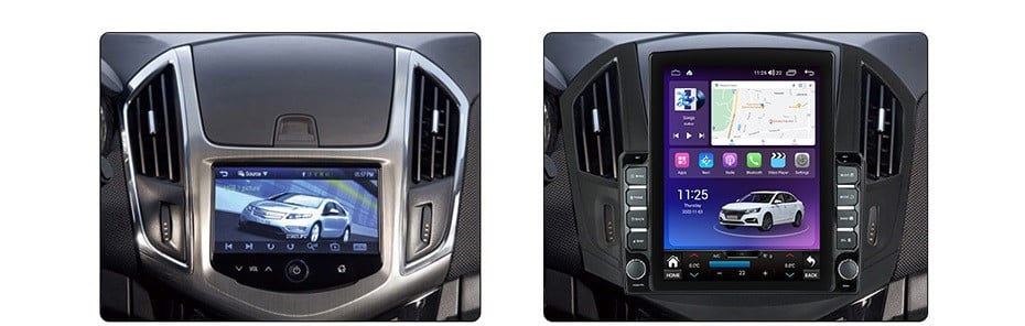 Navigatie dedicata cu Android Chevrolet Cruze 2013 - 2015, 4GB RAM, Radio GPS Dual Zone, Touchscreen IPS 9.7