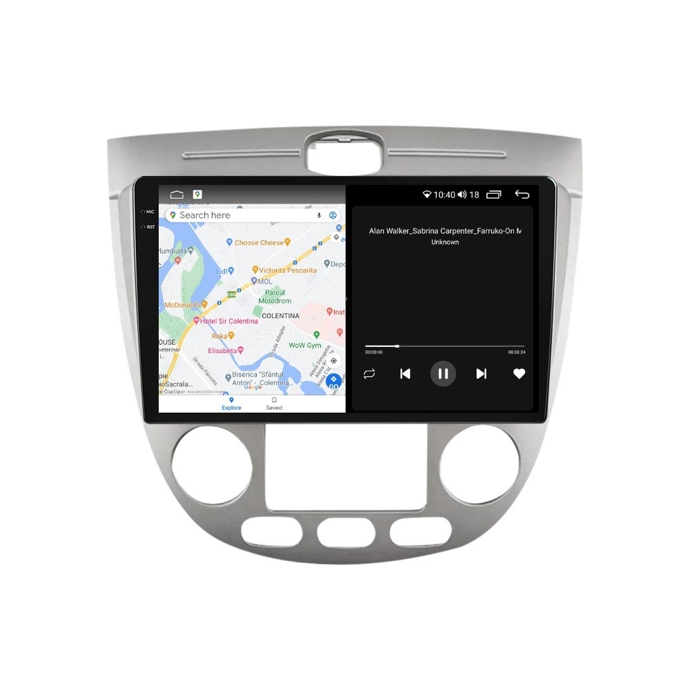 Navigatie dedicata cu Android Chevrolet Lacetti 2003 - 2010, 8GB RAM, Radio GPS Dual Zone, Display 2K QLED 9.5