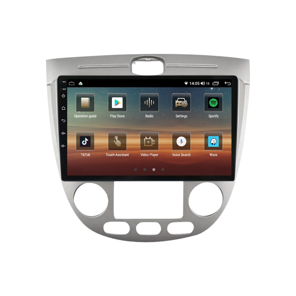 Navigatie dedicata cu Android Chevrolet Lacetti 2003 - 2010, clima automata, 4GB RAM, Radio GPS Dual Zone, Display HD QLED 9