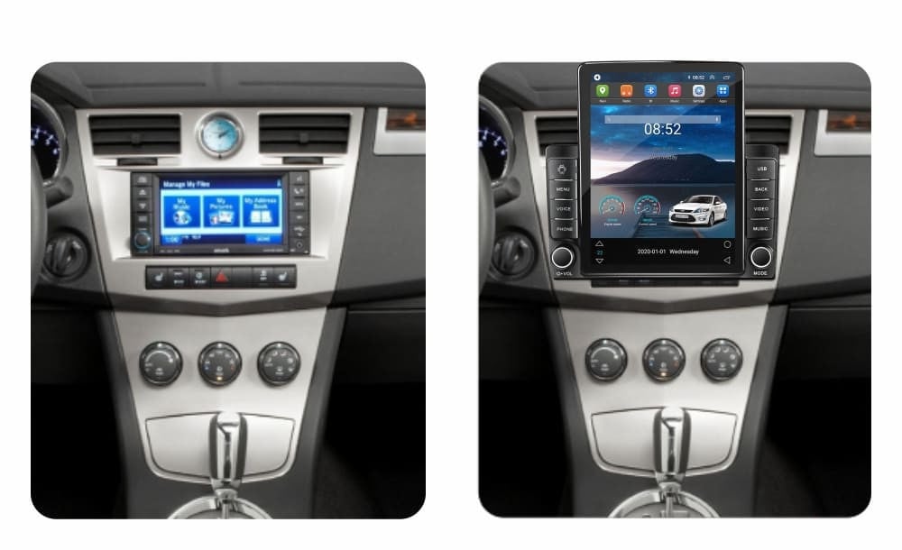 Navigatie dedicata cu Android Chrysler Sebring 2007 - 2010, 2GB RAM, Radio GPS Dual Zone, Touchscreen IPS 9.7