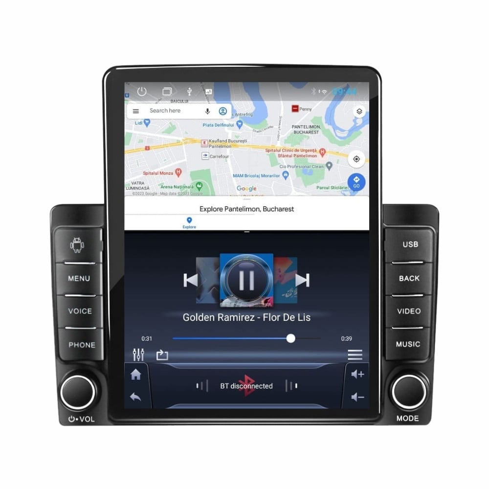 Navigatie dedicata cu Android Citroen Jumper dupa 2006, 2GB RAM, Radio GPS Dual Zone, Touchscreen IPS 9.7