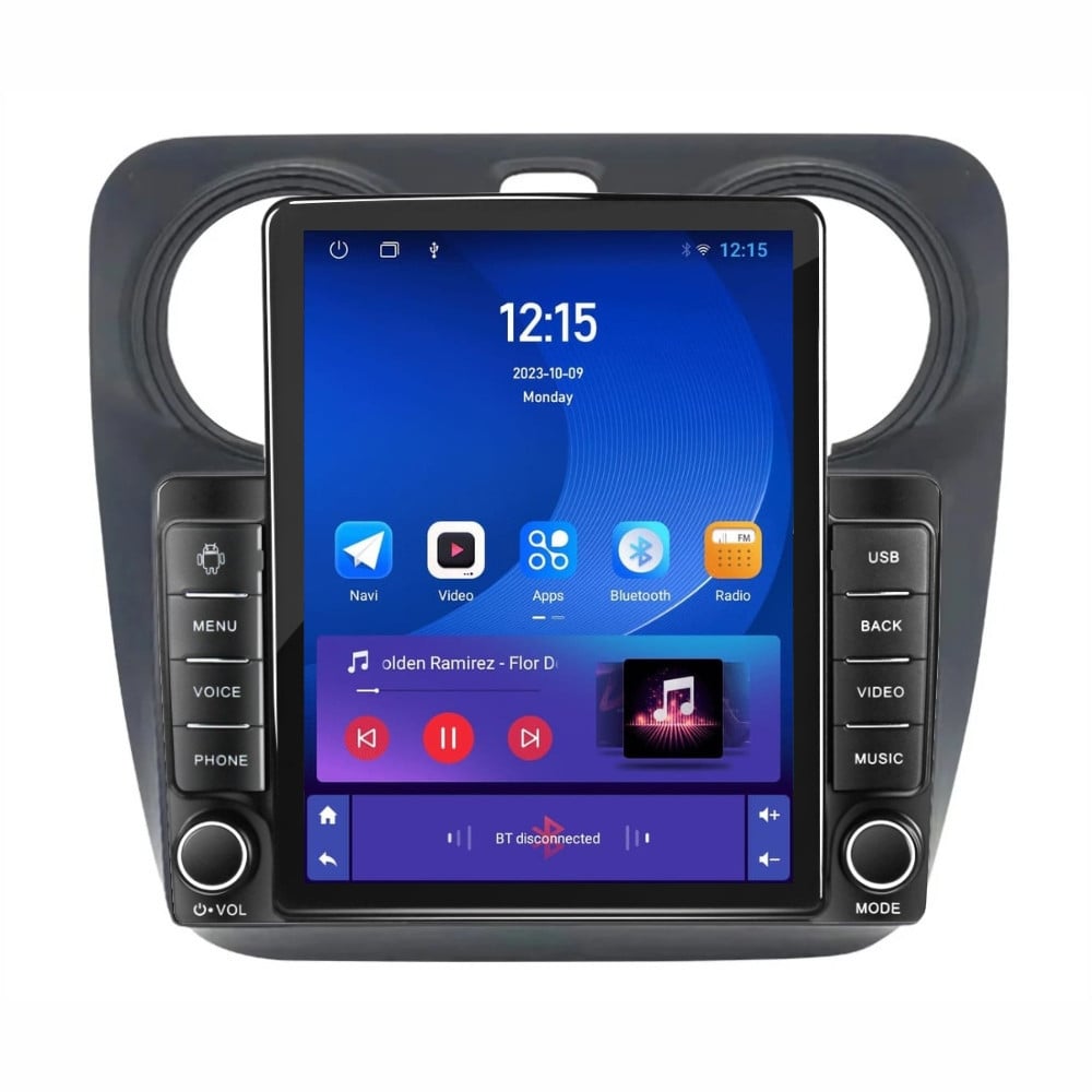 Navigatie dedicata cu Android Dacia Dokker dupa 2012, 2GB RAM, Radio GPS Dual Zone, Touchscreen IPS 9.7