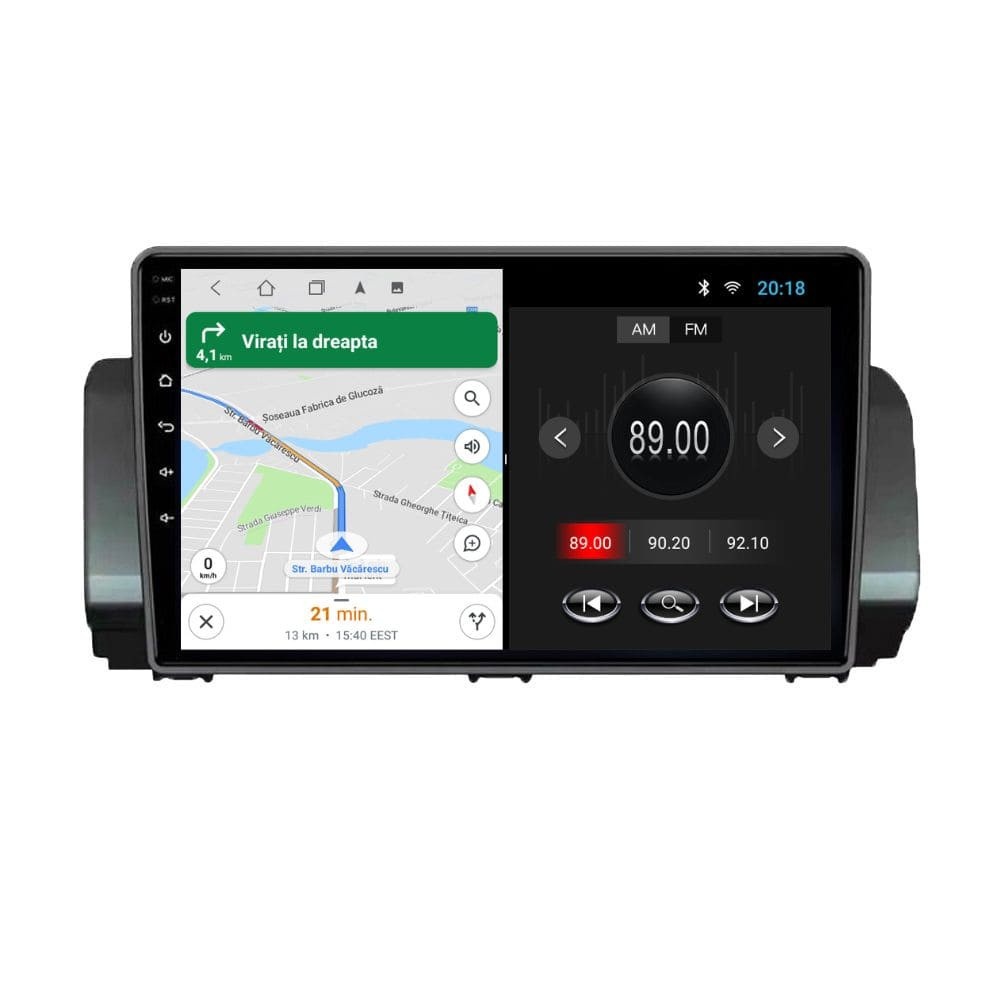 Navigatie dedicata cu Android Dacia Sandero III dupa 2021, 2GB RAM, Radio GPS Dual Zone, Display HD IPS 9" Touchscreen, Internet Wi-Fi, Bluetooth, MirrorLink, USB - Imagine 6