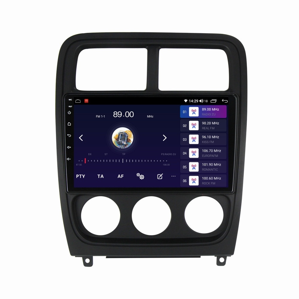 Navigatie dedicata cu Android Dodge Caliber 2010 - 2012, 2GB RAM, Radio GPS Dual Zone, Display HD QLED 9