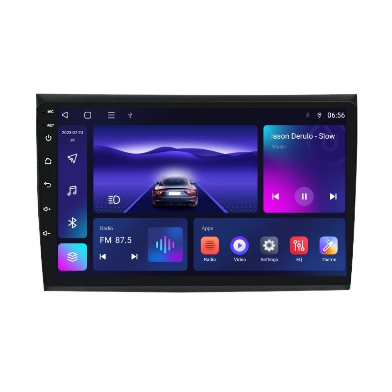 Navigatie dedicata cu Android Fiat Bravo 2007 - 2016, 4GB RAM, Radio GPS Dual Zone, Display HD IPS 9