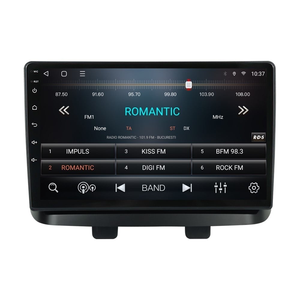 Navigatie dedicata cu Android Fiat Doblo 2000 - 2009, 2GB RAM, Radio GPS Dual Zone, Display HD QLED 10