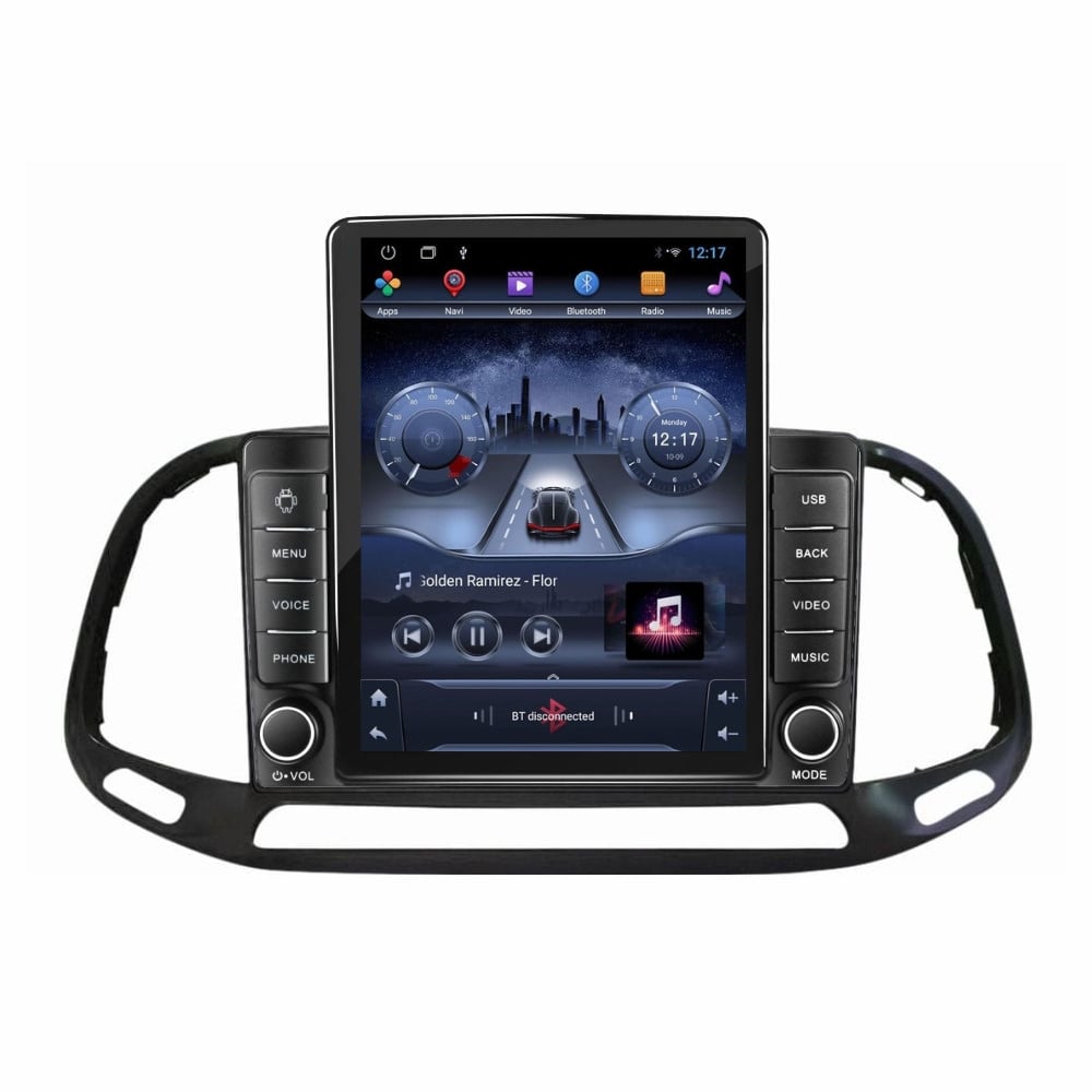 Navigatie dedicata cu Android Fiat Doblo dupa 2015, 1GB RAM, Radio GPS Dual Zone, Touchscreen IPS 9.7