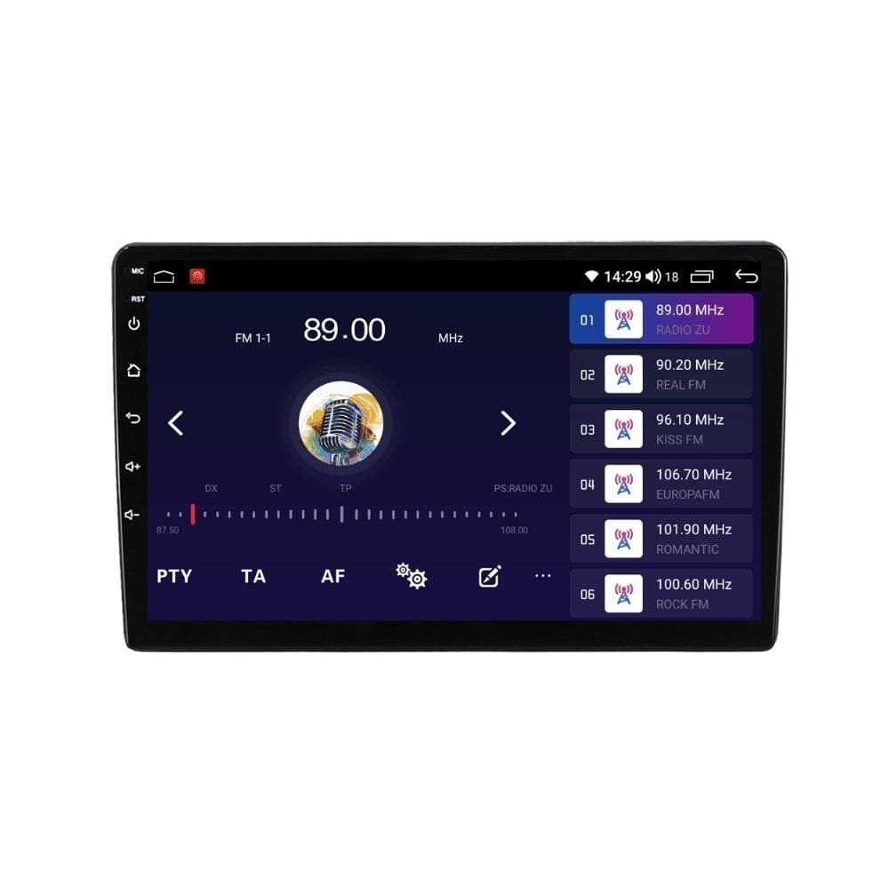 Navigatie dedicata cu Android Fiat Panda 2003 - 2012, 8GB RAM, Radio GPS Dual Zone, Display HD QLED 9