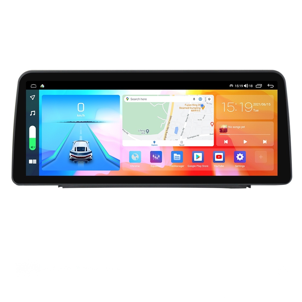 Navigatie dedicata cu Android Fiat Sedici 2006 - 2015, 8GB RAM, Radio GPS Dual Zone, Display QLED 12.3