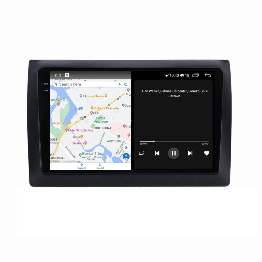 Navigatie dedicata cu Android Fiat Stilo 2001 - 2011, 4GB RAM, Radio GPS Dual Zone, Display 2K QLED 9.5