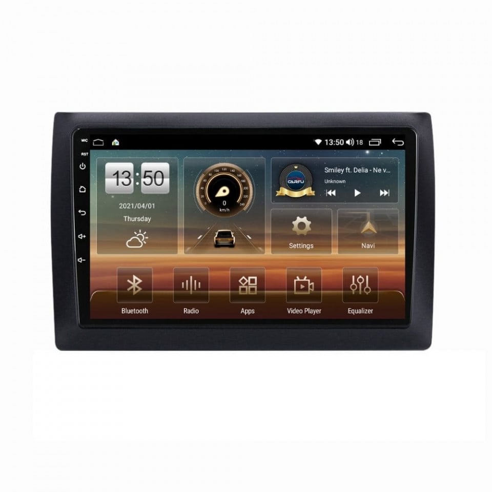 Navigatie dedicata cu Android Fiat Stilo 2001 - 2011, 8GB RAM, Radio GPS Dual Zone, Display HD QLED 9