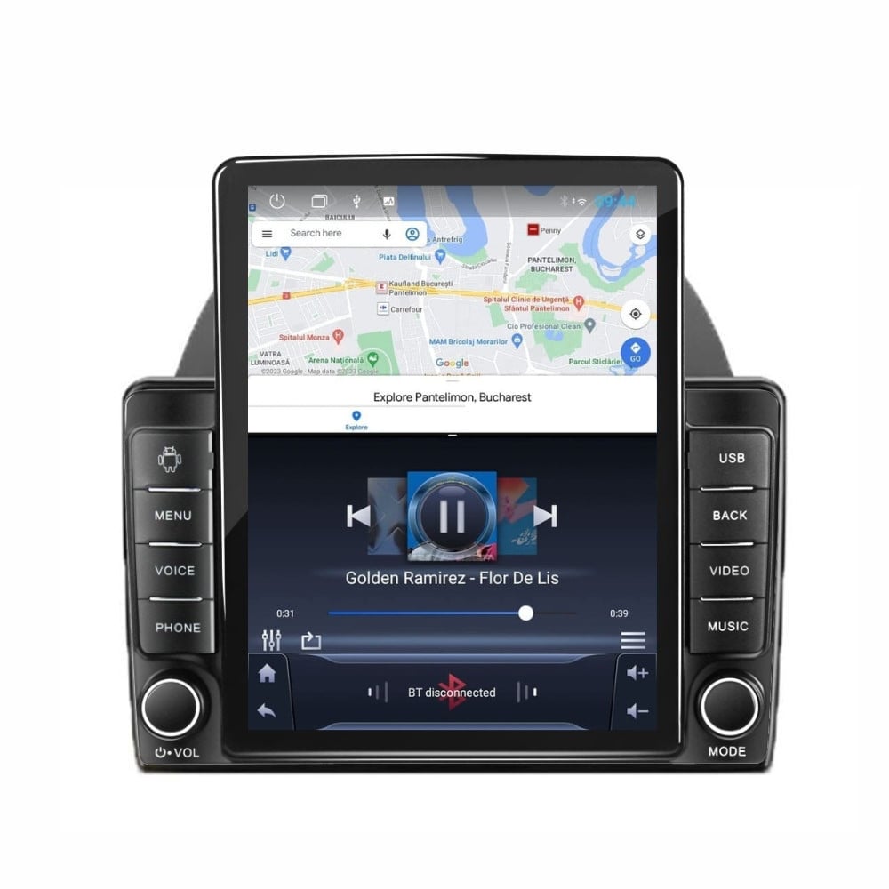 Navigatie dedicata cu Android Ford Ecosport dupa 2018, 1GB RAM, Radio GPS Dual Zone, Touchscreen IPS 9.7