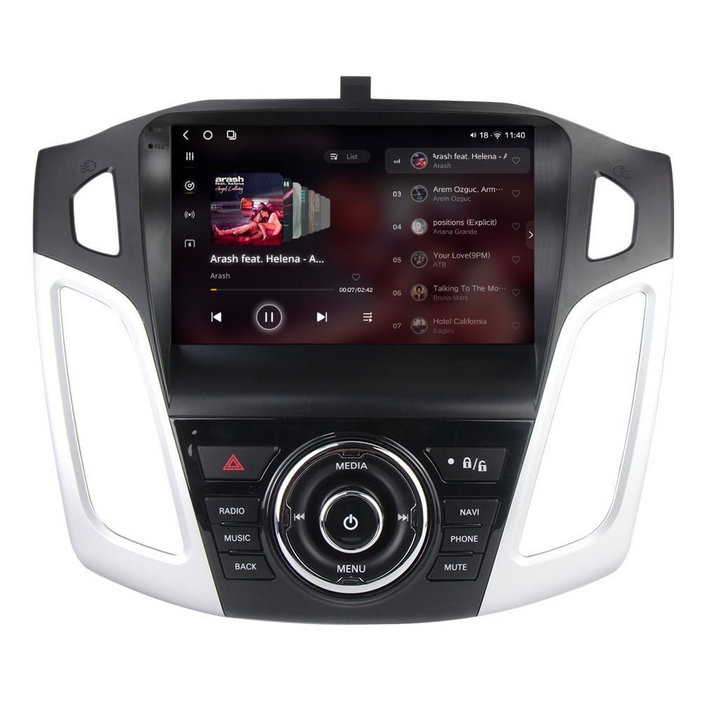 Navigatie dedicata cu Android Ford Focus III 2011 - 2018, 12GB RAM, Radio GPS Dual Zone, Display 2K QLED 9.5