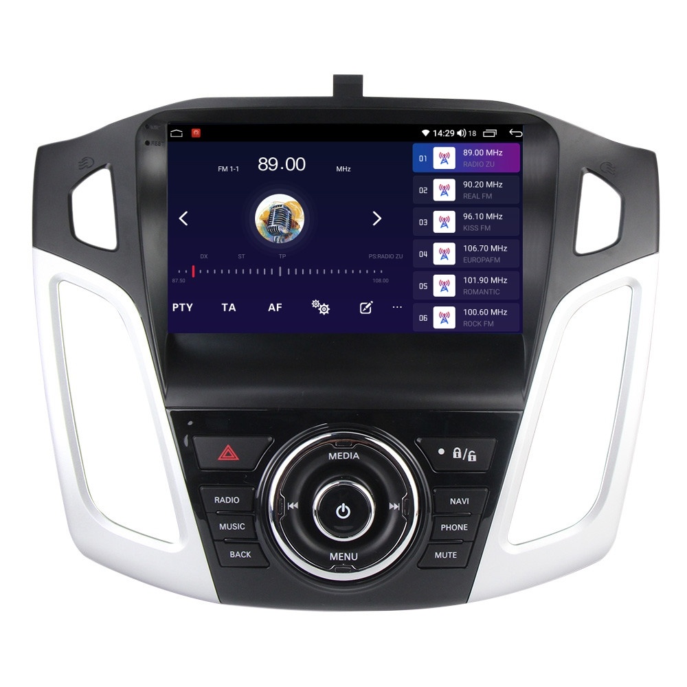 Navigatie dedicata cu Android Ford Focus III 2011 - 2018, 2GB RAM, Radio GPS Dual Zone, Display HD QLED 9