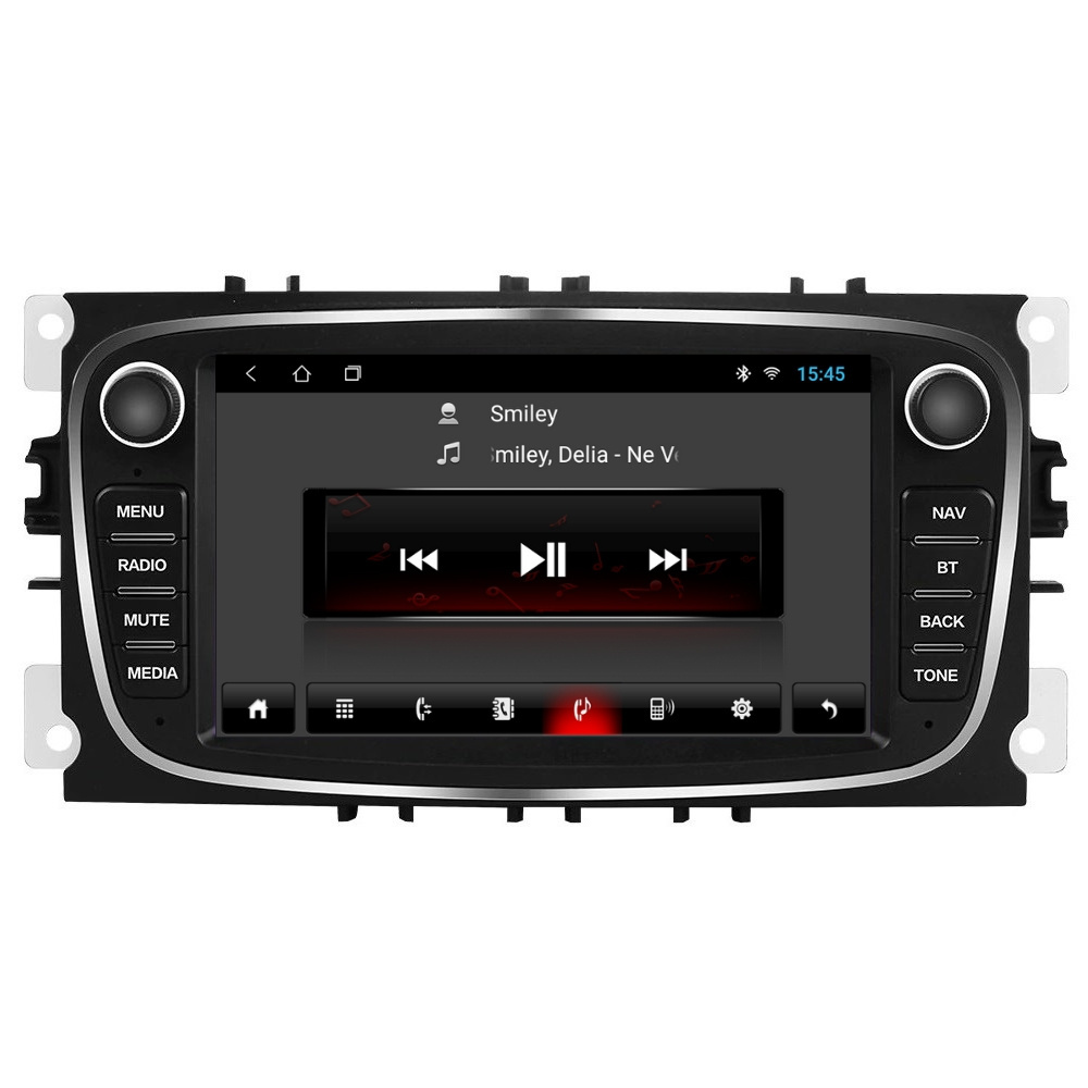 Navigatie dedicata cu Android Ford Galaxy 2008 - 2015, negru, 2GB RAM, Radio GPS Dual Zone, Display HD 7