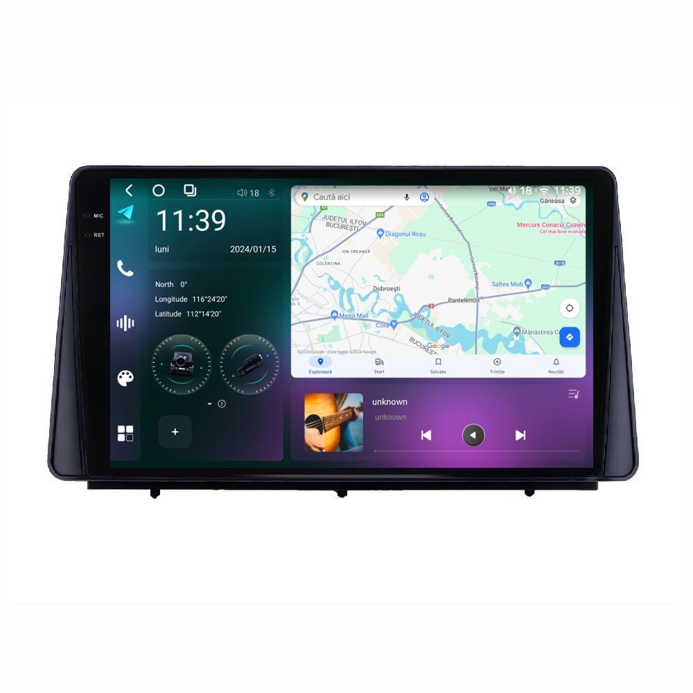Navigatie dedicata cu Android Ford Kuga III dupa 2019, 12GB RAM, Radio GPS Dual Zone, Display 2K QLED 10.36