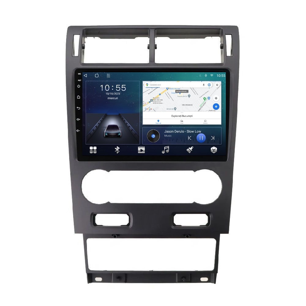 Navigatie dedicata cu Android Ford Mondeo III 2000 - 2007, clima automata, 2GB RAM, Radio GPS Dual Zone, Display HD QLED 9