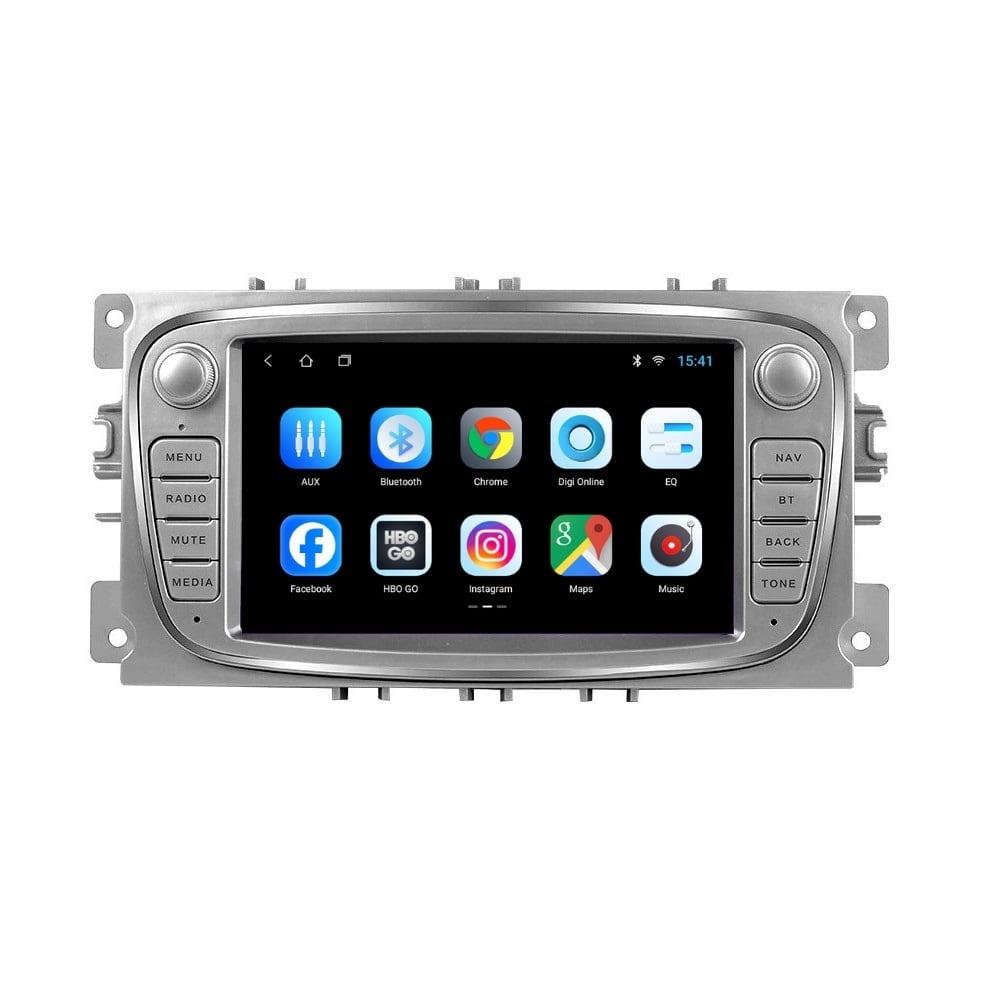 Navigatie dedicata cu Android Ford Mondeo IV 2007 - 2014, gri, 2GB RAM, Radio GPS Dual Zone, Display HD 7