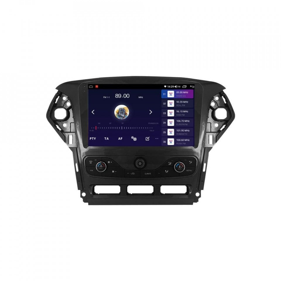 Navigatie dedicata cu Android Ford Mondeo IV 2011 - 2014 cu navigatie originala, 8GB RAM, Radio GPS Dual Zone, Display HD QLED 9