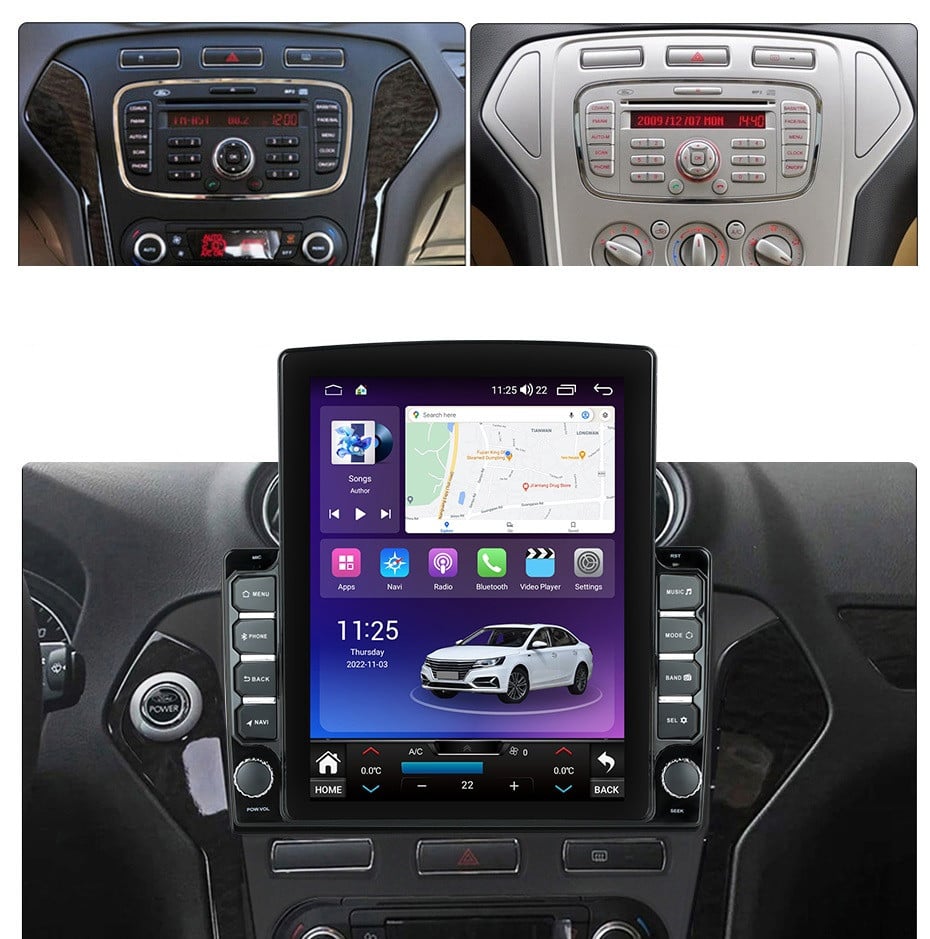 Navigatie dedicata cu Android Ford Mondeo IV 2011 - 2014 fara navigatie originala, 4GB RAM, Radio GPS Dual Zone, Touchscreen IPS 9.7