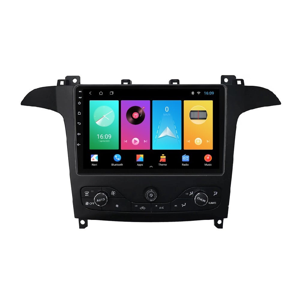 Navigatie dedicata cu Android Ford S-Max I / Galaxy II 2006 - 2015 cu navigatie originala, 2GB RAM, Radio GPS Dual Zone, Display HD IPS 9