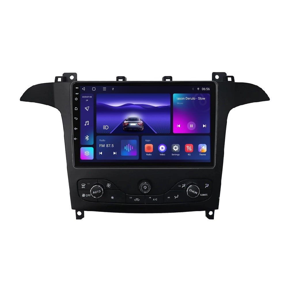 Navigatie dedicata cu Android Ford S-Max I / Galaxy II 2006 - 2015 cu navigatie originala, 2GB RAM, Radio GPS Dual Zone, Display HD QLED 9