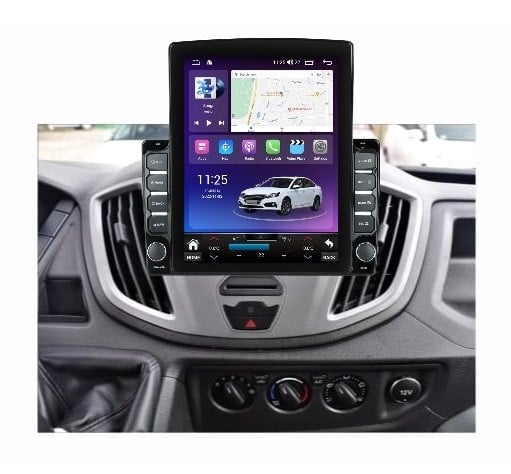 Navigatie dedicata cu Android Ford Transit 2014 - 2020, 4GB RAM, Radio GPS Dual Zone, Touchscreen IPS 9.7