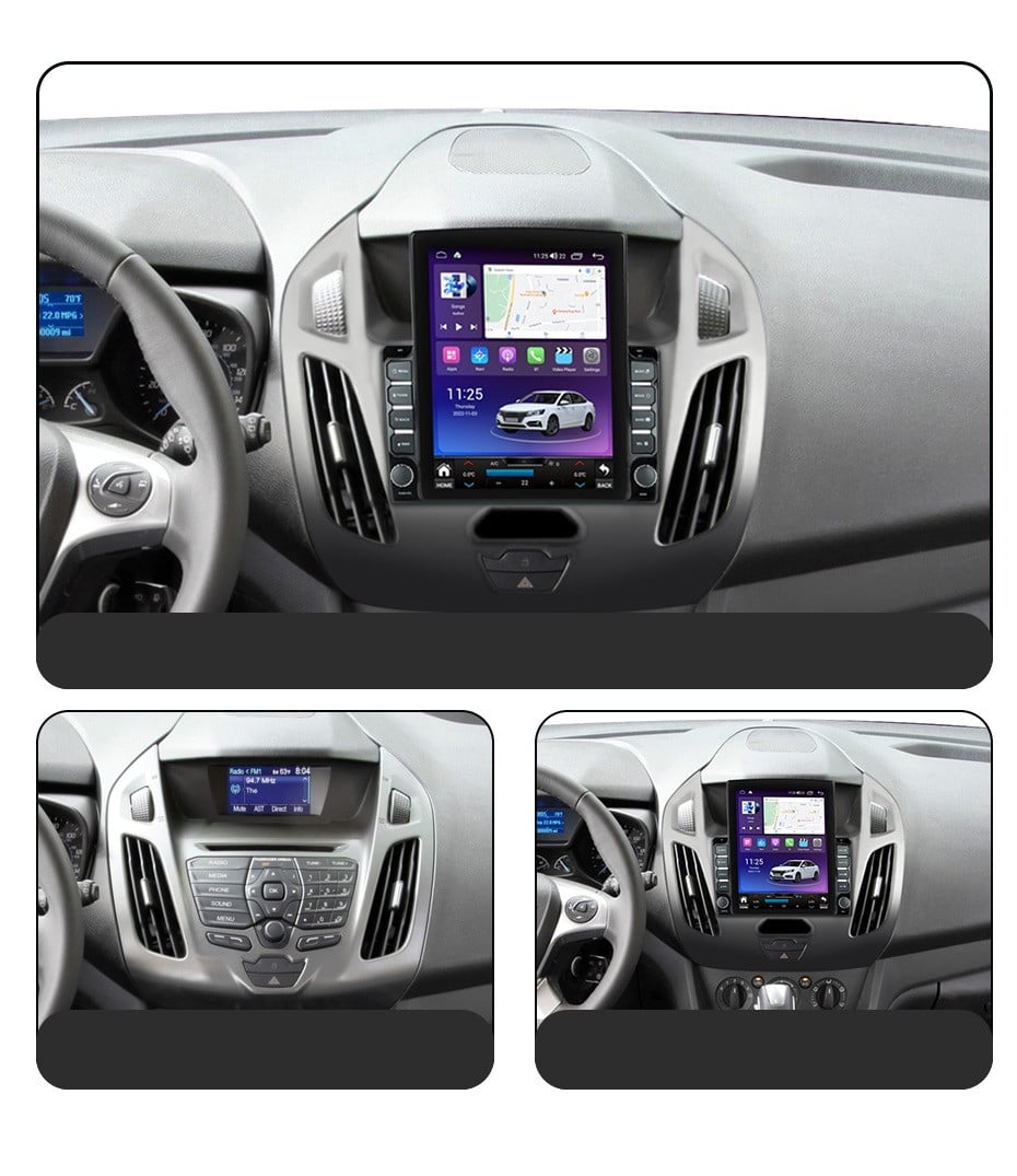 Navigatie dedicata cu Android Ford Transit / Tourneo Connect 2013 - 2018, 4GB RAM, Radio GPS Dual Zone, Touchscreen IPS 9.7