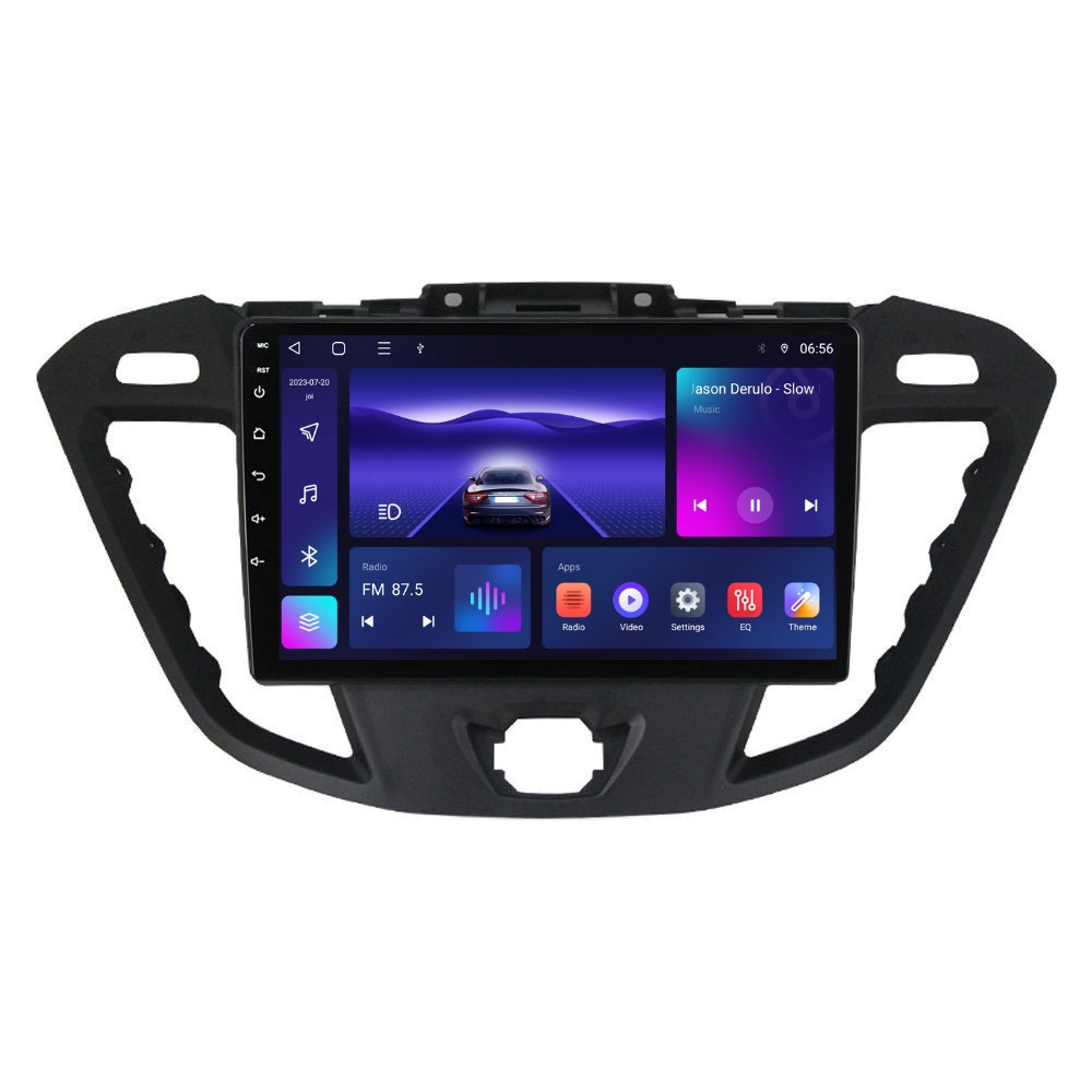 Navigatie dedicata cu Android Ford Transit / Tourneo Custom 2012 - 2018, 2GB RAM, Radio GPS Dual Zone, Display HD QLED 9