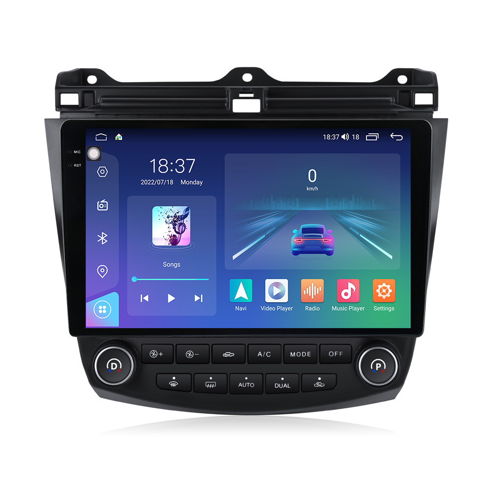 Navigatie dedicata cu Android Honda Accord VII 2003 - 2008 benzina, 4GB RAM, Radio GPS Dual Zone, Display 2K QLED 10.36