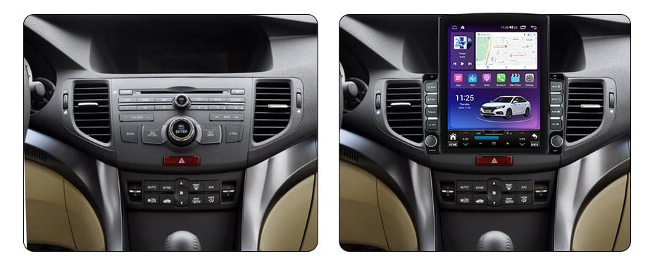 Navigatie dedicata cu Android Honda Accord VIII 2008 - 2012, 8GB RAM, Radio GPS Dual Zone, Touchscreen IPS 9.7