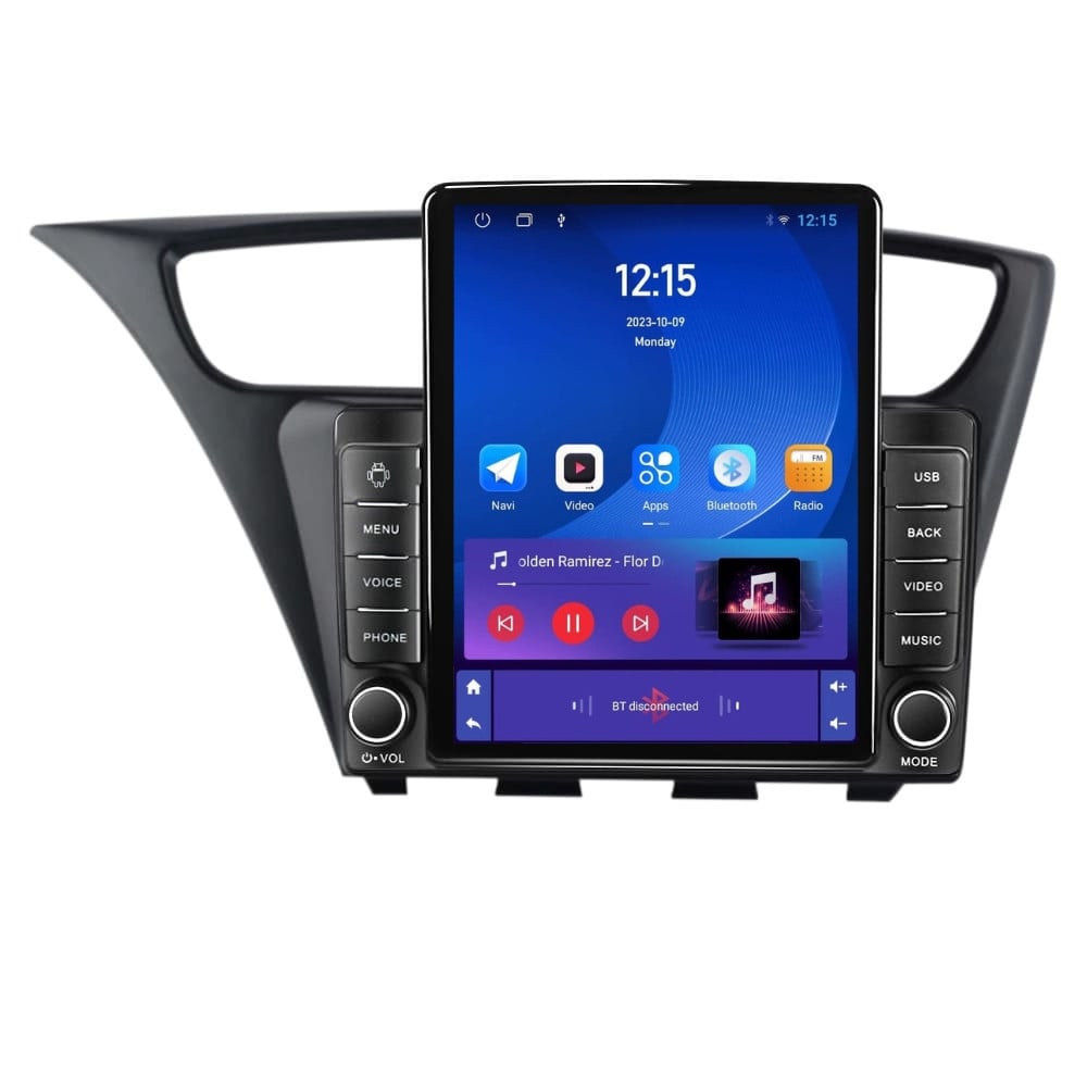 Navigatie dedicata cu Android Honda Civic IX Hatchback 2011 - 2015, 2GB RAM, Radio GPS Dual Zone, Touchscreen IPS 9.7