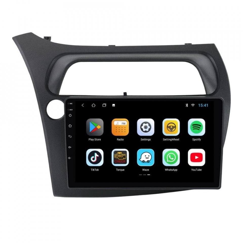 Navigatie dedicata cu Android Honda Civic VIII Hatchback 2006 - 2011, 2GB RAM, Radio GPS Dual Zone, Display HD IPS 9