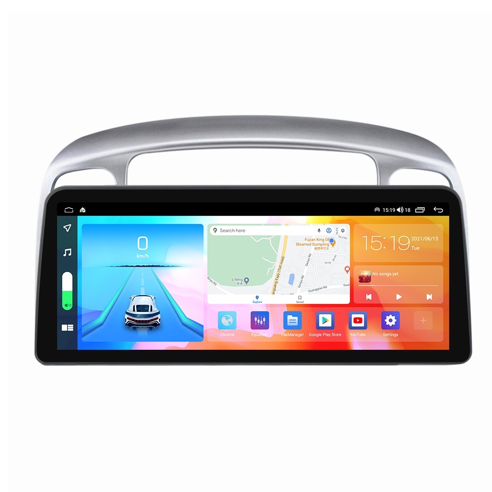 Navigatie dedicata cu Android Hyundai Accent III 2005 - 2010, 4GB RAM, Radio GPS Dual Zone, Display QLED 12.3