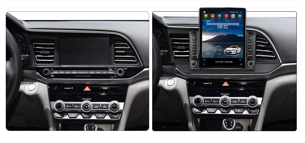 Navigatie dedicata cu Android Hyundai Elantra VI 2019 - 2020, 1GB RAM, Radio GPS Dual Zone, Touchscreen IPS 9.7