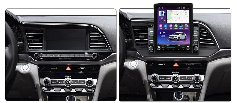 Navigatie dedicata cu Android Hyundai Elantra VI 2019 - 2020, 8GB RAM, Radio GPS Dual Zone, Touchscreen IPS 9.7