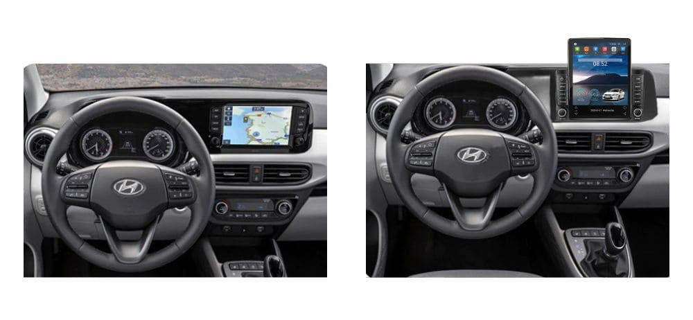 Navigatie dedicata cu Android Hyundai i10 dupa 2020, 2GB RAM, Radio GPS Dual Zone, Touchscreen IPS 9.7