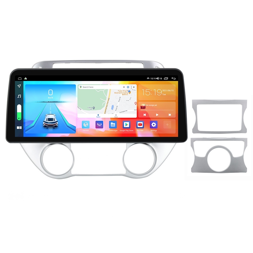 Navigatie dedicata cu Android Hyundai i20 2012 - 2014, 4GB RAM, Radio GPS Dual Zone, Display QLED 12.3