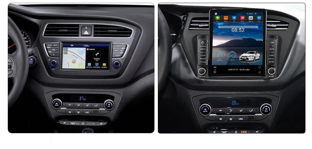 Navigatie dedicata cu Android Hyundai i20 2018 - 2020, 2GB RAM, Radio GPS Dual Zone, Touchscreen IPS 9.7