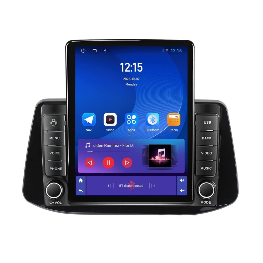 Navigatie dedicata cu Android Hyundai i30 dupa 2017, 2GB RAM, Radio GPS Dual Zone, Touchscreen IPS 9.7" HD tip Tesla, Internet Wi-Fi, Bluetooth, MirrorLink, USB - Imagine 2