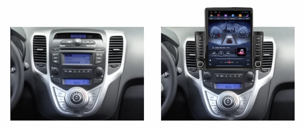 Navigatie dedicata cu Android Hyundai ix20 2010 - 2019, clima automata, 1GB RAM, Radio GPS Dual Zone, Touchscreen IPS 9.7