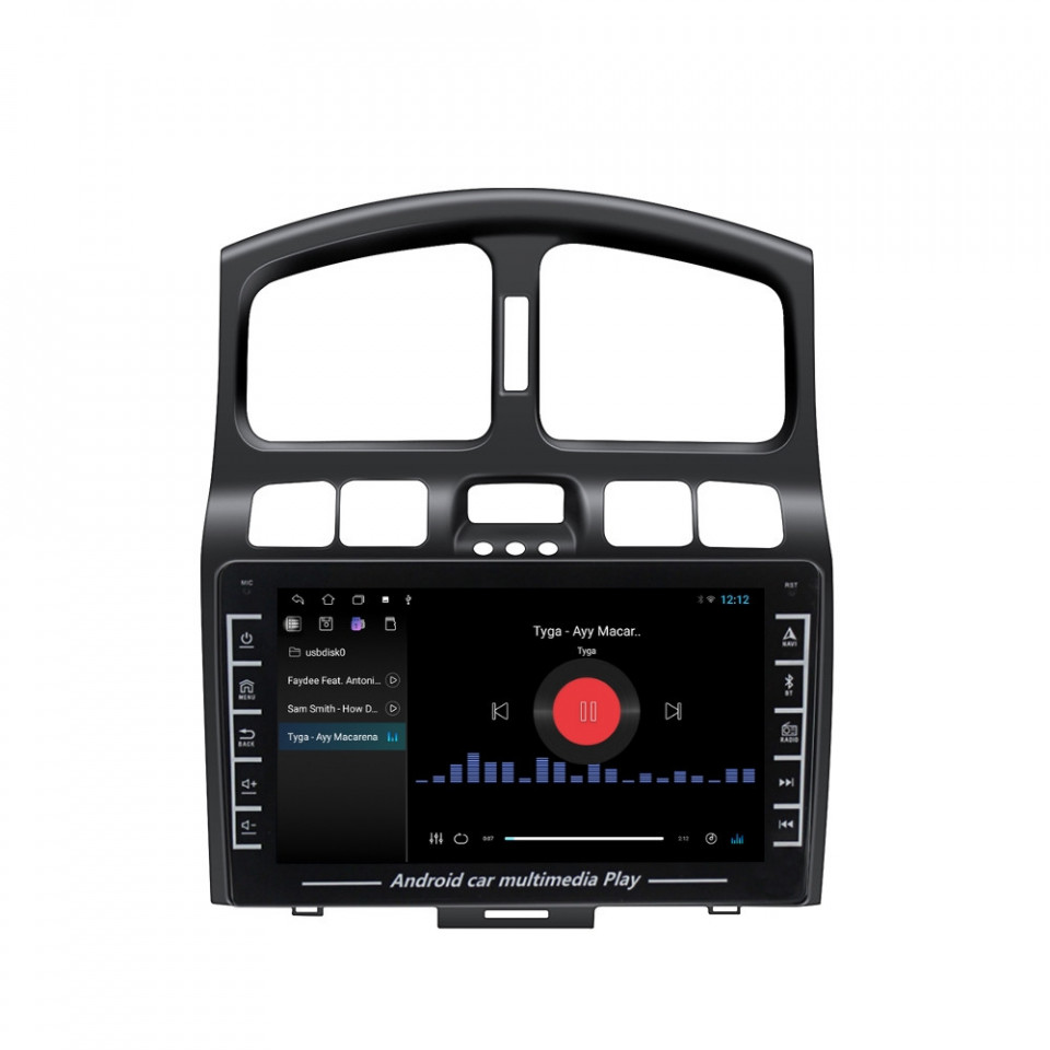 Navigatie dedicata cu Android Hyundai Santa Fe I 2000 - 2006, 1GB RAM, Radio GPS Dual Zone, Display HD IPS 8